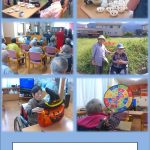 行事の様子を収めました。たくさん行事を行って、皆様の笑顔に癒されました。